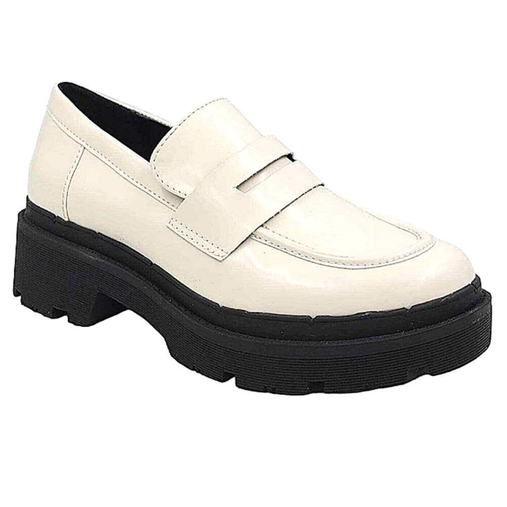 New w/Box Aqua College Saanvi Weatherproof Vegan Lug Sole Penny Loafer Size 8 - Picture 1 of 9